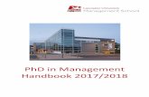 PhD in Management Handbook 2017/2018 - Lancaster · PDF filePhD in Management . Handbook 2017/2018 . 2 . Welcome . Welcome to Lancaster University Management School (LUMS). ... ABI/Inform,