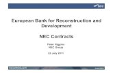 European Bank for Reconstruction and Development NEC Contractswindover.co.uk/08 ebrd 2011.pdf · European Bank for Reconstruction and Development NEC Contracts ... • contract is
