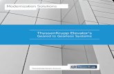 ThyssenKrupp Elevator’s - Suppliers - Sweetssweets.construction.com/swts_content_files/43184/626869.pdf · A Transition of Excellence. ThyssenKrupp Elevator’s journey toward sustainability