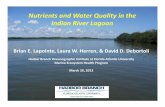 Nutrients and Water Quality- · PDF fileNutrients and Water Quality in the ... Jupiter (Jones) Creek Septic Study for Loxahatchee River District