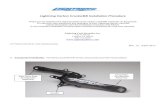 LIGHTNING CARBON CRANKS INSTALLATION · PDF fileyou ride in adverse conditions we recommend every 100 miles removing the ... Lightning cranks have a tough ... LIGHTNING CARBON CRANKS