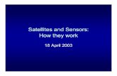 Satellites and Sensors: How they work - · PDF fileHow Satellites Work •Launch -- how do they get up there? •To put a satellite into a stable orbit, need to overcome gravitational