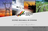 DOING BUSINESS IN GHANA - MOFCOMimages.mofcom.gov.cn/gh/201508/20150821020901690.pdf · Companies Listed on the GSE 22% ... Chinese Investments in Ghana The GIPC has registered a
