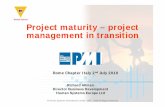Project maturityProject maturity – project management in ... · PDF file01.05.2011 · Project maturityProject maturity – project management in transition ... Sydney Opera House