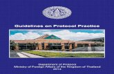 Guidelines on Protocol Practice - Ministry of Foreign · PDF fileGuidelines on Protocol Practice ... the provisions of the Vienna Convention on Diplomatic Relations 1961 and the Vienna