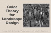 Color Theory for Landscape Design -   Theory for Landscape Design Gail Hansen, ... psychological approach Albert Einstein ... Triadic- three hues