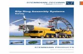 Slip Ring Assembly Systems - STEMMANN- · PDF fileSlip ring assembly systems The cast slip ring assemblies with carbon brush system are very robust and guarantee high durability. They