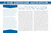 ©2015 Project On Government Oversight THE DEFENSE · PDF file©2015 Project On Government Oversight ISSN # 0195-6450 • Volume XLIV, Number 3 • April-June 2015 IS THE Pentagon