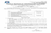 PARALA MAHARAJA ENGINEERING  · PDF fileCopy of Document verification report of Nodal Centre. ... Application for admission into Boys/Girls Off-Campus Hostel ... and when required