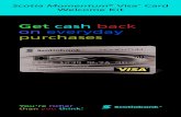 Get cash back on everyday purchases -  · PDF fileScotia Momentum® Visa* Card Welcome Kit Get cash back on everyday purchases