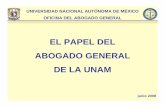 EL PAPEL DEL ABOGADO GENERAL DE LA UNAM - …reddu.org.mx/reddu2/images/stories/documentos/V_reunion_ordinaria/... · junio 2008 el papel del abogado general de la unam universidad
