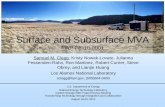 Surface and Subsurface MVA - National Energy Technology ... Library/Events/2015/carbon storage... · Surface and Subsurface MVA FWP FE-10-0001 . 2 ... monitoring CO2 leakage through