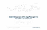BlackBerry and Health Insurance Portability and ... · PDF fileBlackBerry and Health Insurance Portability and Accountability Act (HIPAA) Guidelines Author: J. Tikkanen, JJT Consulting