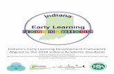 Indiana’s Early Learning Development Framework Aligned to ... · PDF fileIndiana’s Early Learning Development Framework Aligned to the 2014 Indiana ... from birth to third grade