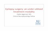 Epilepsy surgery: an under-utilized treatment modality - … surgery.pdf · Epilepsy surgery: an under-utilized treatment modality Dipika Aggarwal, MD Clinical Neurophysiology Fellow