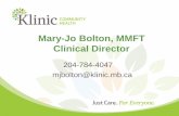 Mary-Jo Bolton, MMFT Clinical Directorvirtualhospice.ca/Assets/Suicide Presentation_MaryJoBolton... · Mary-Jo Bolton, MMFT Clinical Director 204-784-4047 mjbolton@klinic.mb.ca