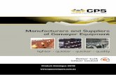 Manufacturers and Suppliers of Conveyor Equipment Product Catalogue April 14.pdf · Manufacturers and Suppliers of Conveyor Equipment ... to conveyor belt cleaning and tracking as