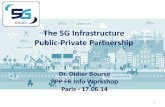 The 5G Infrastructure Public-Private · PDF fileThe 5G Infrastructure Public-Private Partnership 1 ... • PPP Programme that will ... • Establishment and availability of 5G skills