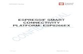 ESPRESSIF SMART CONNECTIVITY PLATFORM: ESP8266EX …dl.itead.cc/IM151116002/0A-ESP8266_Specifications_v4.1.pdf · 1 | Page September 8, 2014 ESP8266EX Datasheet Espressif Systems
