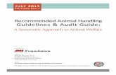 Recommended Animal Handling Guidelines & Audit Guidecertifiedhumane.org/wp-content/uploads/2014/04/2013.AMI... · Recommended Animal Handling Guidelines & Audit Guide: A Systematic