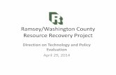 Ramsey/Washington County Resource Recovery Project · PDF fileRamsey/Washington County Resource Recovery Project 11 ... Gifi i 6 13 15 4 3 2 5 48 ... Ramsey/Washington County Resource