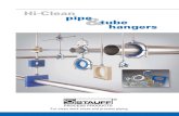 Hi-Cleanpipe tube hangers -  · PDF filetube hangers PROCESS PRODUCTS. 2 BPE-2002 SECTION HANGER DESIGN PRINCIPLE ... The grommet around the tubing or piping is