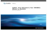 SAS 9.2 Drivers for ODBC: User's Guidesupport.sas.com/documentation/cdl/en/odbcdref/63284/PDF/default/... · • documentation enhancements for SAS 9.2 Drivers for ODBC: User's Guide