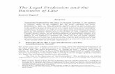 The Legal Profession and the Business of · PDF fileThe Legal Profession and the Business of Law ... 28 SYDNEY LAW REVIEW [VOL 35:27 privilege they receive from their intellectual