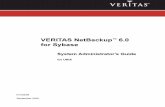 VERITAS NetBackup for Sybase - York · PDF filePreface This guide describes how to install, configure, and use NetBackup for Sybase on a UNIX platform. For information about the NetBackup