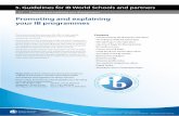 Promoting and explaining your IB programmesibo.org/globalassets/digital-tookit/pdfs/brand-guidelines-en.pdf · International Baccalaureate® | Baccalauréat International® ... logo