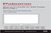 INSTRUCTION MANUAL -  · PDF fileUser’s Guide Remote Control Batteries (2xAAA) ... RF: Connect antenna or ... When the TV is auto tunning, you could
