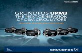 GRUNDFOS UPM3net.grundfos.com/Appl/WebCAPS/Grundfosliterature-5439492.pdf · “The new generation of Grundfos UPM3 circulators ... pump head screws from the front Easy access to