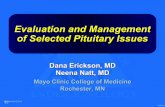 Evaluation and Management of Selected Pituitary Issues · PDF fileEvaluation and Management of Selected Pituitary Issues ... Posterior Pituitary ... • Tumors of pituitary gland that