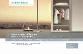 Washer-Dryer - BSH Hausgerätemedia3.bsh-group.com/Documents/9001136406_D.pdf · siemens-home.bsh-group.com/welcome Register your product online WK14D321HK zh KÂg -)g I.*SÓ2u:4g