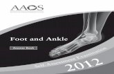Foot and Ankle - · PDF file2012 Foot and Ankle Self-Assessment Examination Answer Book • 9 ... Eight weeks after surgery, the patient reports the insidious development of increasing