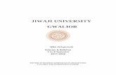 JIWAJI UNIVERSITY GWALIOR (Integrated - for Colleges... · MBAI T904 International Finance(Theory) 60 40 100 ... Weirich, Koontz, Management ... information, accounting concepts,