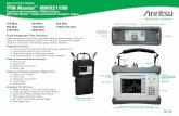 PIM Master MW82119B Quick Fact Sheet - · PDF fileCable and Antenna Analyzer (Option 331) ... Training | Support: Key Specifications: Passive Intermodulation ... LTE 800 MW82119B-0850