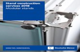 Modular stands Q Deutsche Messe Stand construction ... · PDF fileModular stands Q Deutsche Messe 1 Stand construction services 2018 ... solutions, we streamline your tradeshow experience