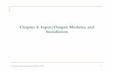 Chapter 4: Input/Output Modules and Installationasamba/tech43550/Chap04.pdf · Input/Output Modules Learning objectivesLearning objectives Understand Wiring of typical sensors and