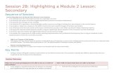 Session 2B: Highlighting a Module 2 Lesson ... - EngageNY · Web viewSession 2B: Highlighting a Module 2 Lesson: Secondary. Sequence of Sessions. Overarching Objectives of this July