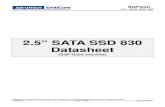 2.5 SATA SSD 830 Datasheet - Advantechadvdownload.advantech.com/productfile/Downloadfile5/1-19VKI6G/SQ… · SQFlash 2.5” SATA SSD 830 Specifications subject to change without notice,