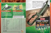 Prep Crew Brochure 2 - · PDF fileArmadillo™ 1838 • Ergo Wire Scrubber™ 1818 • Industrial Wire Scrubber™ 1825 • Super Scrubber™ 1828 The curved, sander-style handle on