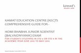 KAMAT EDUCATION CENTRE (KEC)’S COMPREHENSIVE · PDF filekamat education centre (kec)’s comprehensive guide for - homi bhabha junior scientist (balvaidnyanik) exam for students