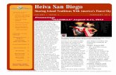 Heiva San Diegoheivasandiego.com/pdf/Heiva Newsletter Feb 2013.pdf · –Executive Producer AJ In The Morning CBS Ra-dio, Andre Tahimanarii-Vice Chair Communica-tions/Heiva San Diego