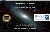 The Big Bang - Antimatter · PDF fileThe special theory of relativity (1905) The general theory of relativity (1915) General relativity and the universe ... Models of the expanding