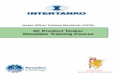 4C Product Tanker Simulator Training Course - · PDF fileTable A-II/2.11 Plan and ensure safe loading, stowage, securing, care during voyage and unloading of cargoes ... purge pipes,