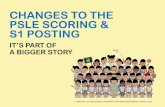 CHANGES TO THE PSLE SCORING & S1 POSTINGendeavourpri.moe.edu.sg/wp-content/uploads/2018/02/PSLE-Briefing... · THE PSLE REMAINS A USEFUL CHECKPOINT It gauges the level of students’