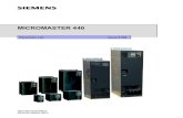 MICROMASTER 440 Parameter List - · PDF file5.1 Fault messages ... MICROMASTER 440 Parameter List 10 6SE6400-5BB00-0BP0 Cable opening for mains conection U1/L1, V1/L2, W1/L3 Shield