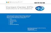 Contact Center KPIs - metricnet-prod.s3. · PDF filetelecom, desktop computing, software licensing, training, travel, office supplies, and miscellaneous expenses. Contact volume includes