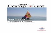 Camp 2011 unt - The Greg Jones Blog · PDF fileson Pre-Camp Checklist For Scoutmasters & the Patrol Leaders’ Council October 1 Camp registration online 16 weeks Parents’ night